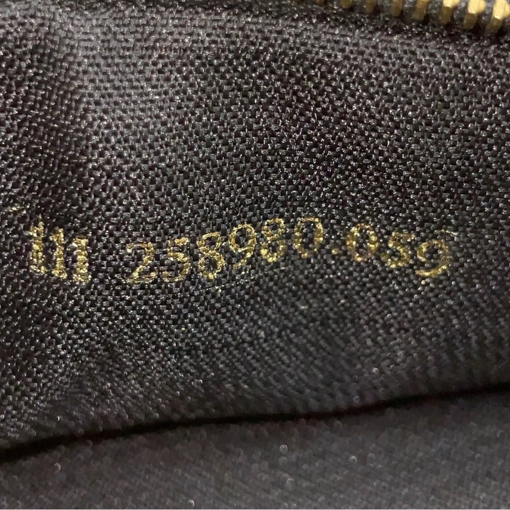 Auth Fendi Pequin Striped Canvas × Leather Beige Shoulder Bag - Picture 15 of 16